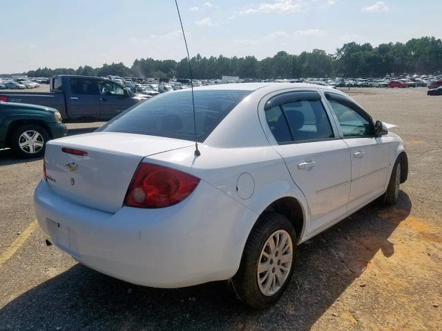 1G1AT58H197260228 - 2009 CHEVROLET COBALT LT WHITE photo 4