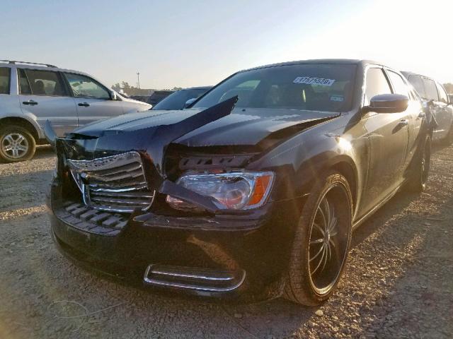 2C3CCAAGXEH343525 - 2014 CHRYSLER 300 BLACK photo 2