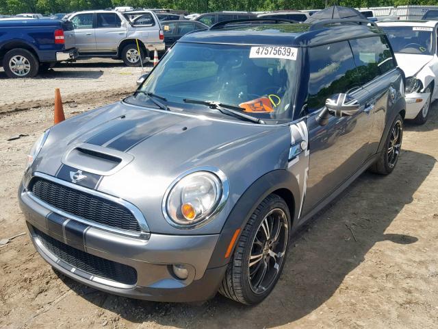 WMWMM3C5XATZ33593 - 2010 MINI COOPER S C GRAY photo 2