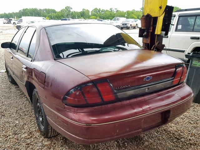 2G1WL52J2Y1140516 - 2000 CHEVROLET LUMINA BURGUNDY photo 3