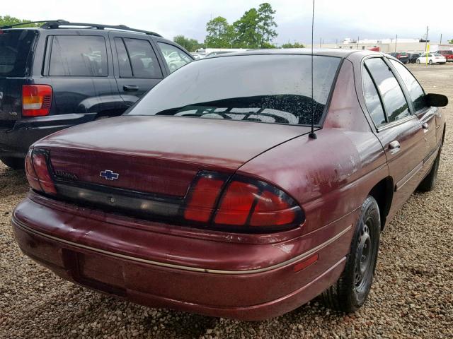 2G1WL52J2Y1140516 - 2000 CHEVROLET LUMINA BURGUNDY photo 4