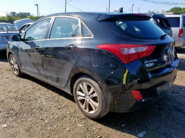 KMHD35LE6DU023001 - 2013 HYUNDAI ELANTRA GT BLACK photo 3