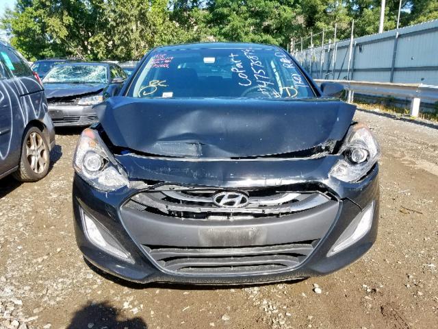 KMHD35LE6DU023001 - 2013 HYUNDAI ELANTRA GT BLACK photo 9