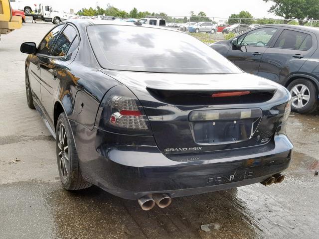 2G2WR524041132283 - 2004 PONTIAC GRAND PRIX BLACK photo 3