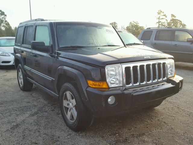 1J8HH48KX8C174234 - 2008 JEEP COMMANDER BLACK photo 1