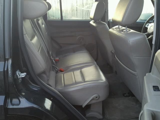 1J8HH48KX8C174234 - 2008 JEEP COMMANDER BLACK photo 6