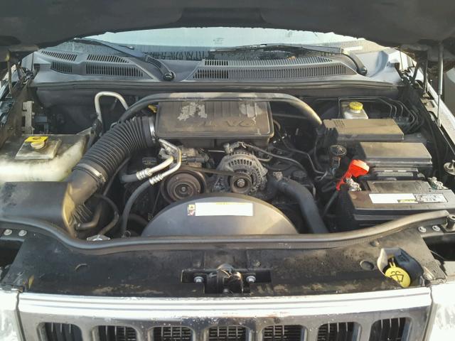 1J8HH48KX8C174234 - 2008 JEEP COMMANDER BLACK photo 7