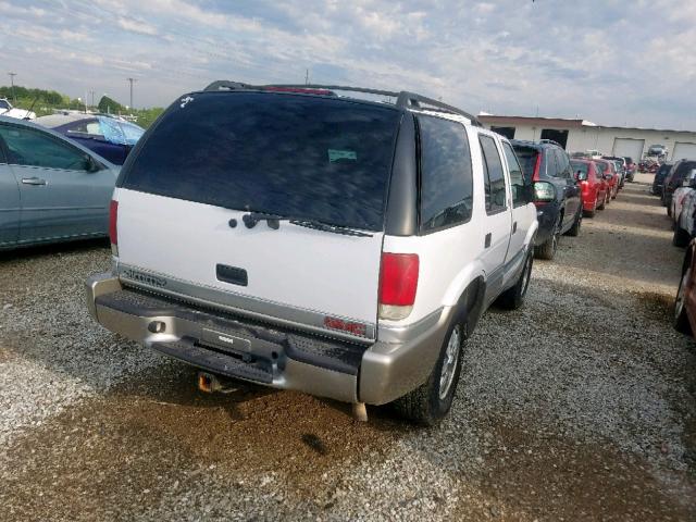 1GKDT13W7Y2154921 - 2000 GMC JIMMY / EN WHITE photo 4