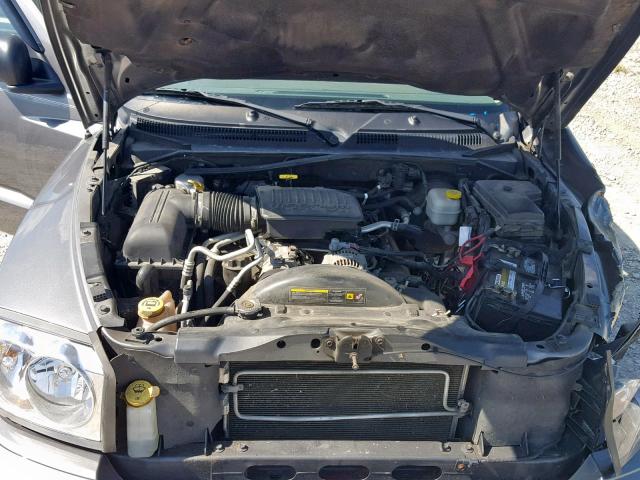 1D7HE48N95S115614 - 2005 DODGE DAKOTA QUA GRAY photo 7