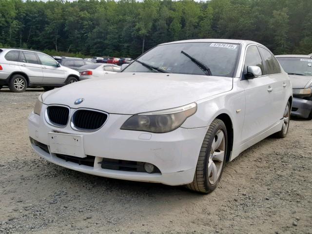 WBANA535X5B863727 - 2005 BMW 525 I WHITE photo 2