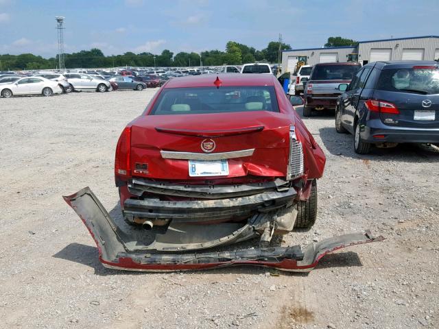 1G6DK5EY9B0168586 - 2011 CADILLAC CTS PERFOR RED photo 9