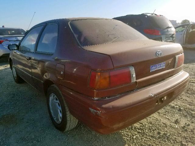 JT2EL43B9M0058477 - 1991 TOYOTA TERCEL DEL RED photo 3