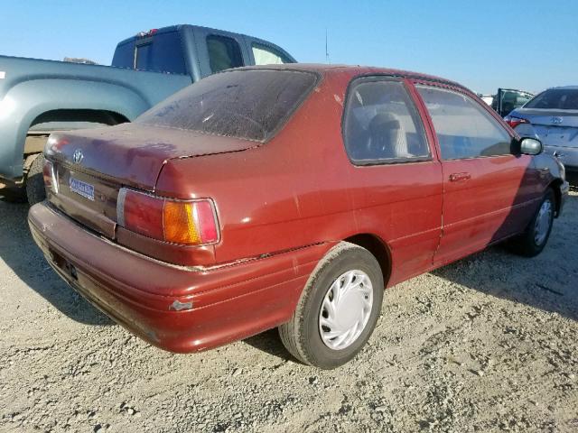 JT2EL43B9M0058477 - 1991 TOYOTA TERCEL DEL RED photo 4