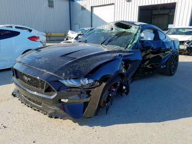 1FA6P8CF7K5146878 - 2019 FORD MUSTANG GT BLACK photo 2