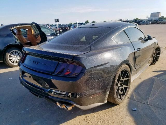 1FA6P8CF7K5146878 - 2019 FORD MUSTANG GT BLACK photo 4