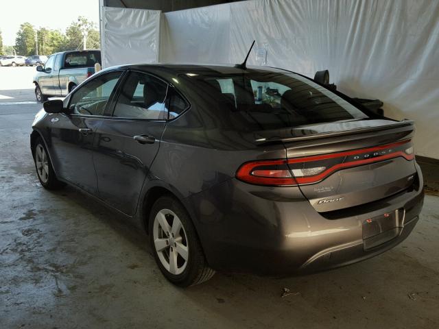 1C3CDFBB8FD236937 - 2015 DODGE DART SXT GRAY photo 3