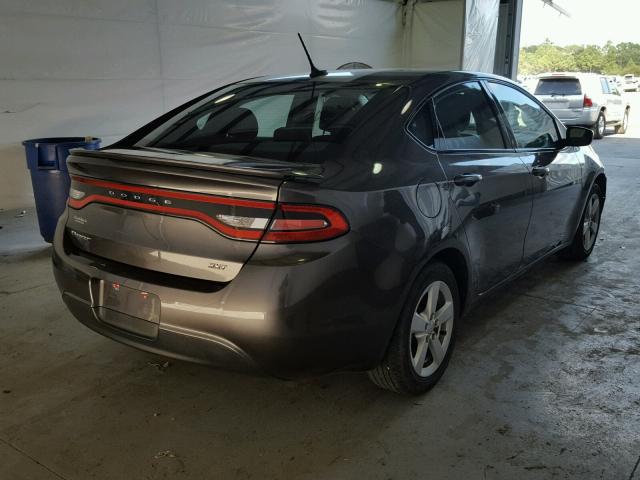 1C3CDFBB8FD236937 - 2015 DODGE DART SXT GRAY photo 4