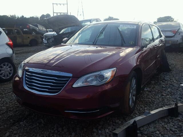 1C3CCBBB3CN201062 - 2012 CHRYSLER 200 TOURIN RED photo 2