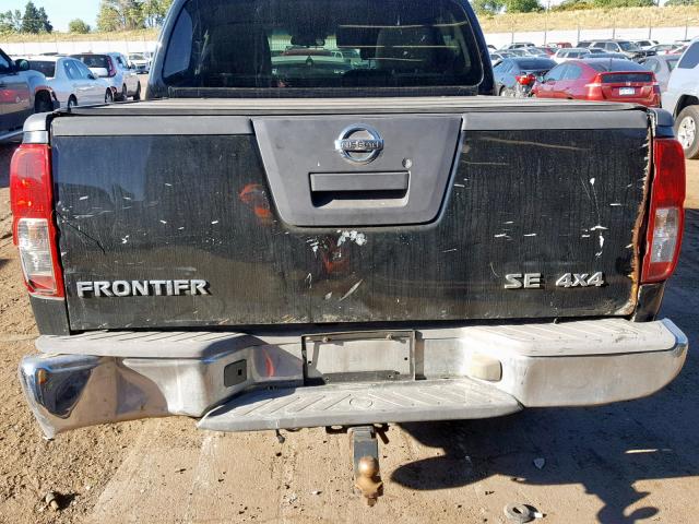 1N6AD07W56C403401 - 2006 NISSAN FRONTIER C BLACK photo 9