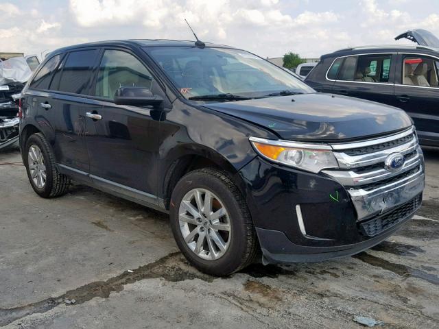 2FMDK3JC9BBB67234 - 2011 FORD EDGE SEL BLACK photo 1