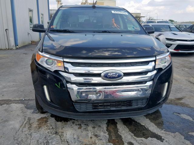 2FMDK3JC9BBB67234 - 2011 FORD EDGE SEL BLACK photo 9