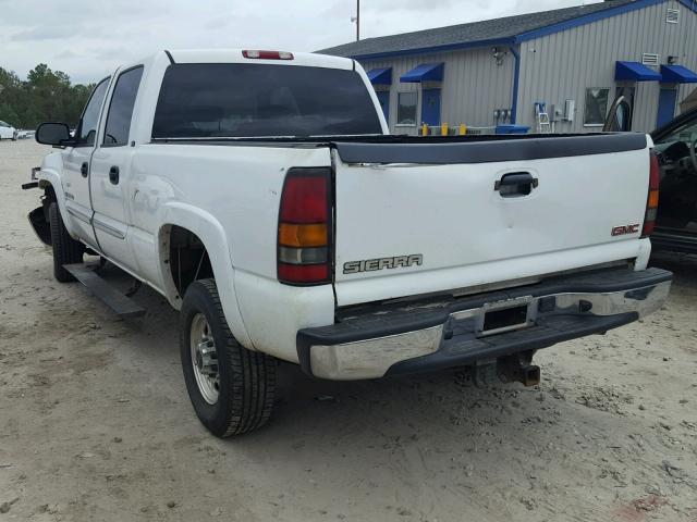 1GTHC23UX5F807991 - 2005 GMC SIERRA C25 WHITE photo 3