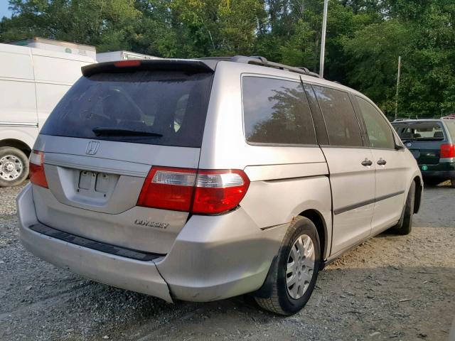 5FNRL38245B057476 - 2005 HONDA ODYSSEY LX TAN photo 4