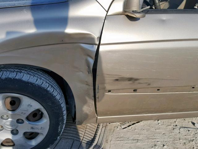 KNAFE121375405089 - 2007 KIA SPECTRA EX BEIGE photo 9