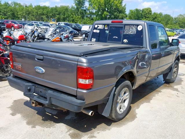 1FTYR44UX6PA95230 - 2006 FORD RANGER SUP GRAY photo 4