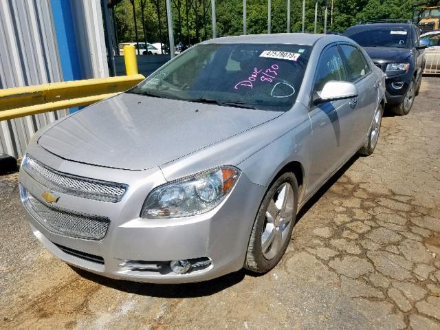 1G1ZE5E11BF353248 - 2011 CHEVROLET MALIBU LTZ ვერცხლისფერი ფოტო 2