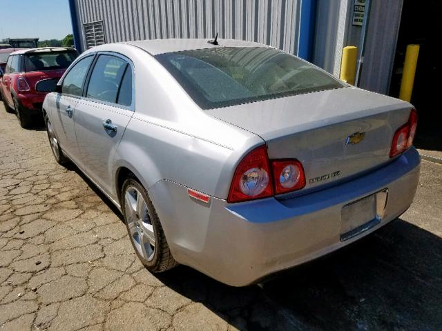 1G1ZE5E11BF353248 - 2011 CHEVROLET MALIBU LTZ ვერცხლისფერი ფოტო 3