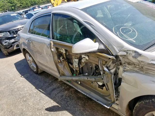 1G1ZE5E11BF353248 - 2011 CHEVROLET MALIBU LTZ ვერცხლისფერი ფოტო 9