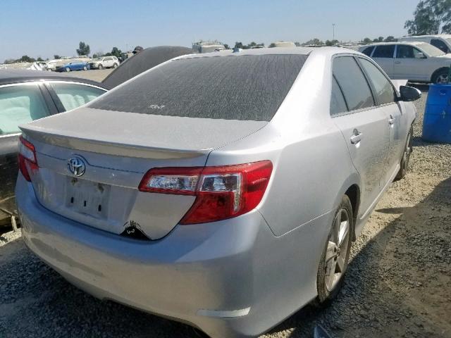 4T1BF1FK0CU035524 - 2012 TOYOTA CAMRY BASE SILVER photo 4