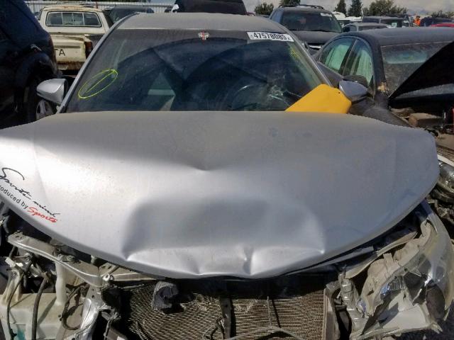 4T1BF1FK0CU035524 - 2012 TOYOTA CAMRY BASE SILVER photo 7