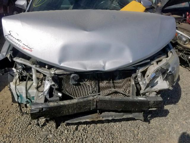 4T1BF1FK0CU035524 - 2012 TOYOTA CAMRY BASE SILVER photo 9