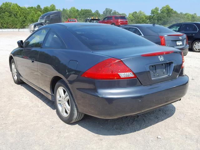 1HGCM72387A017779 - 2007 HONDA ACCORD LX GRAY photo 3