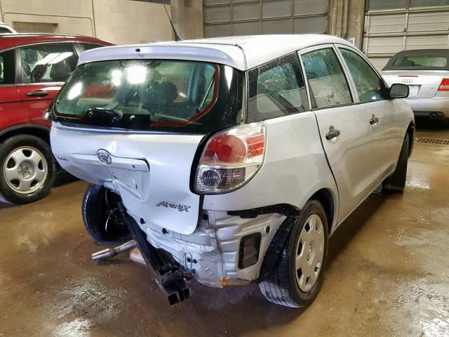 2TTKR32E66C587411 - 2006 TOYOTA MATRIX SILVER photo 4