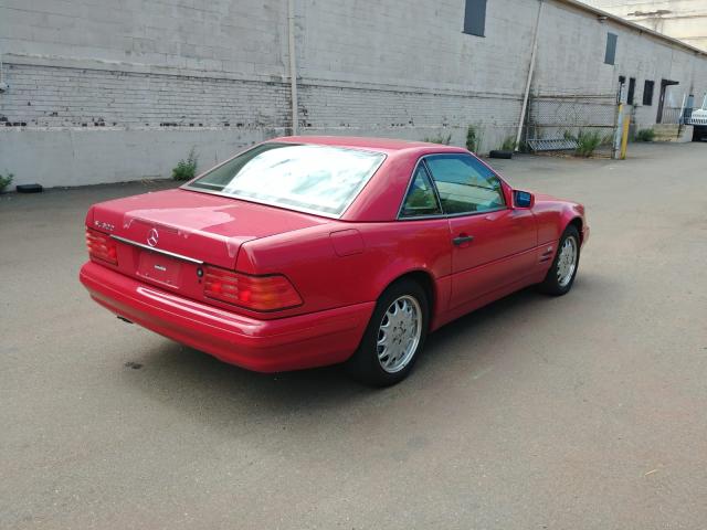 WDBFA76F8VF145110 - 1997 MERCEDES-BENZ SL 600 RED photo 3