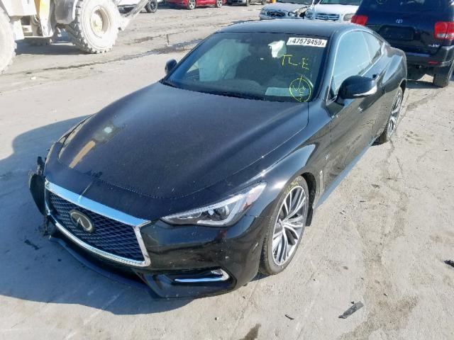 JN1EV7EL8KM290862 - 2019 INFINITI Q60 LUXE BLACK photo 2