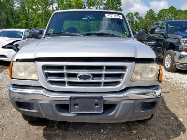 1FTYR10C41PA48098 - 2001 FORD RANGER SILVER photo 10