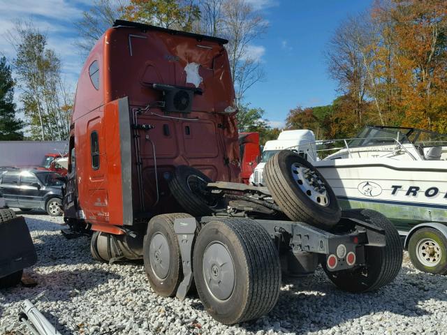 1FUJHHDRXKLKC1499 - 2019 FREIGHTLINER CASCADIA 1 ORANGE photo 3