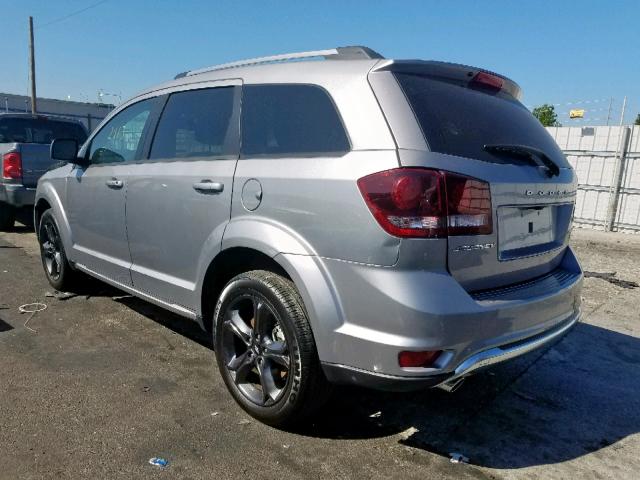 3C4PDCGG6KT700781 - 2019 DODGE JOURNEY CR SILVER photo 3