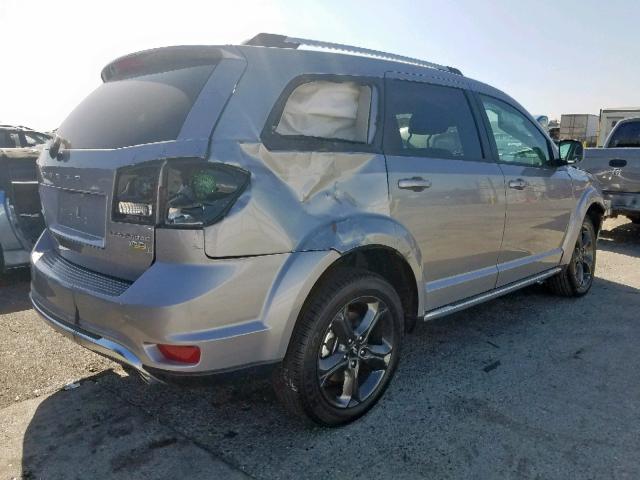 3C4PDCGG6KT700781 - 2019 DODGE JOURNEY CR SILVER photo 4