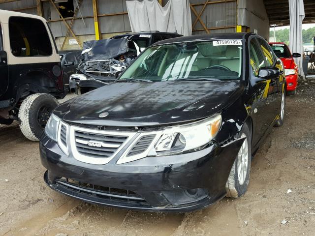 YS3FB49Y581004693 - 2008 SAAB 9-3 2.0T BLACK photo 2