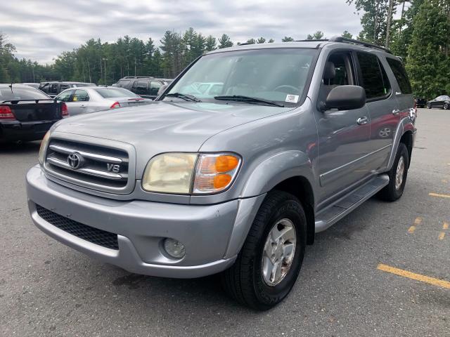 5TDBT48A52S097104 - 2002 TOYOTA SEQUOIA LI SILVER photo 2