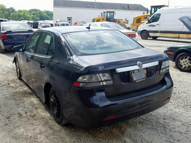 YS3FB49YX81139281 - 2008 SAAB 9-3 2.0T BLACK photo 3