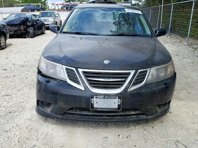 YS3FB49YX81139281 - 2008 SAAB 9-3 2.0T BLACK photo 9