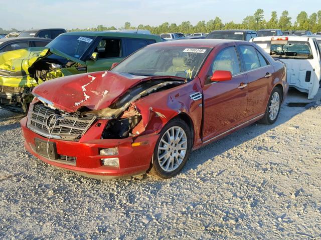 1G6DU6EV5A0148615 - 2010 CADILLAC STS RED photo 2