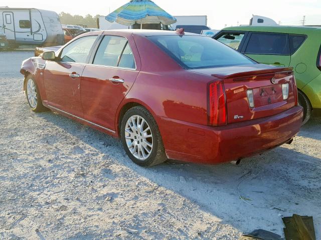 1G6DU6EV5A0148615 - 2010 CADILLAC STS RED photo 3