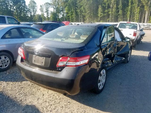 4T1BF3EK3BU120479 - 2011 TOYOTA CAMRY BASE BLACK photo 4